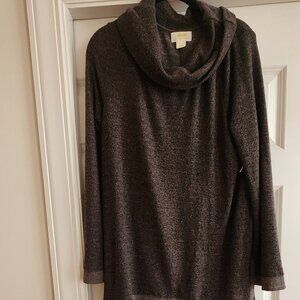 NWT Maeve. Antropology Cowl Neck Tunic, Size Large